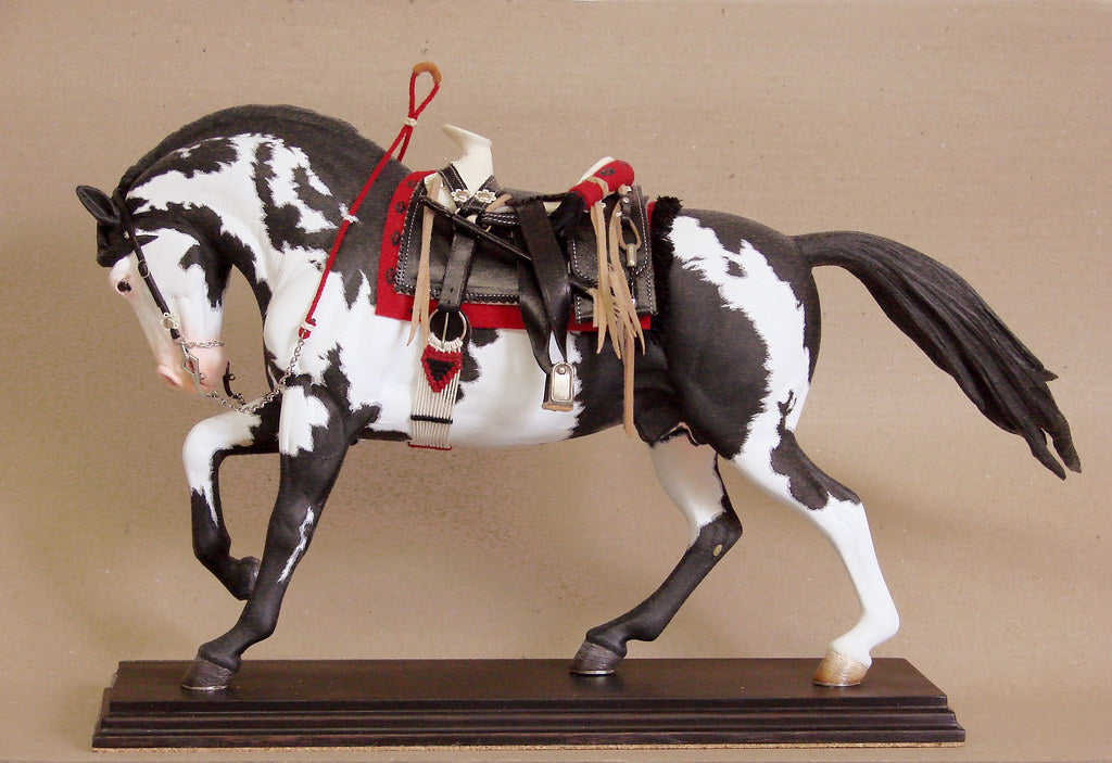 Escultura Cavalo Paint Horse